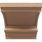 Ekena Millwork 8"W x 8"D x 8"H Wide Diane Rough Cedar Woodgrain TimberThane Corbel, Primed Tan CORUR08X08X08DIARCPR - alternate 2